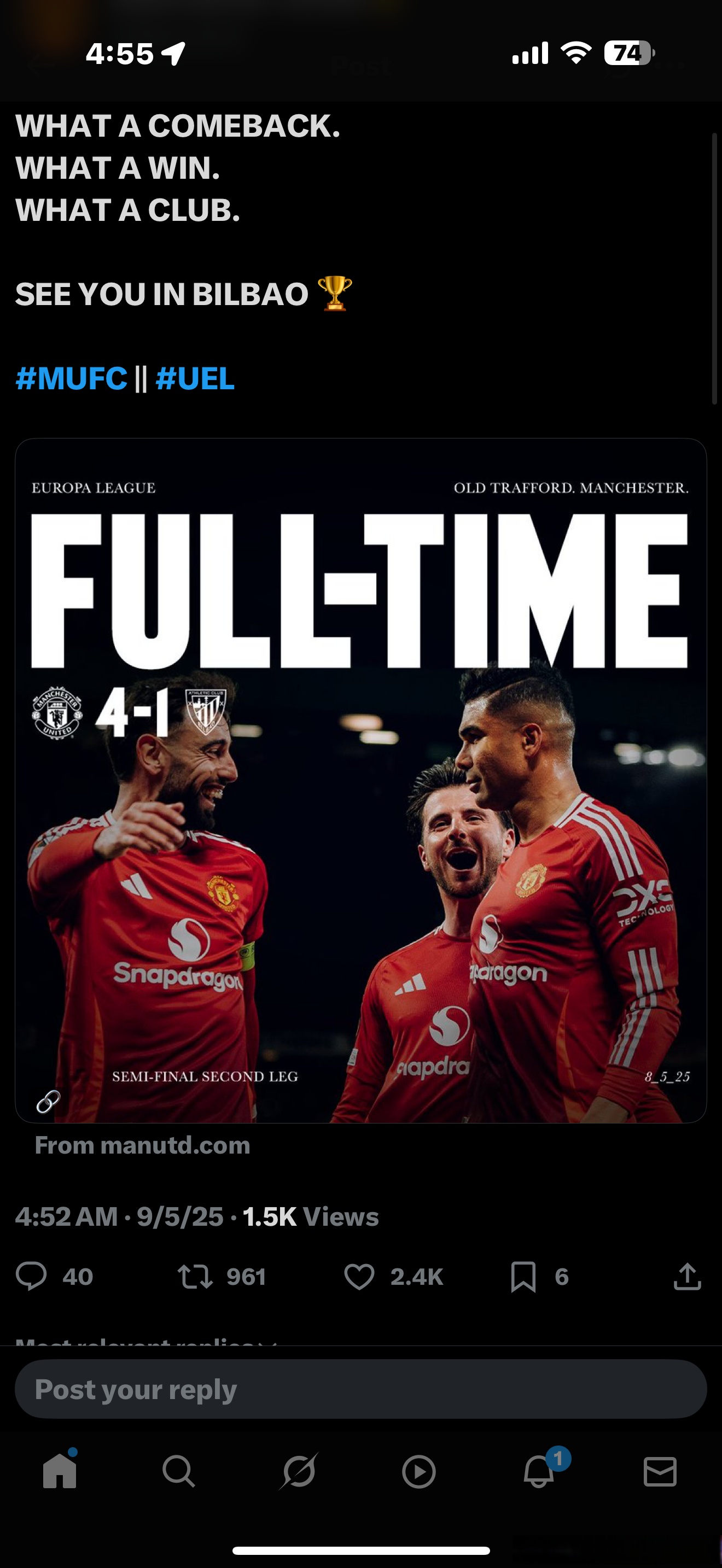 开云体育平台-曼联惨败，遗憾止步欧冠